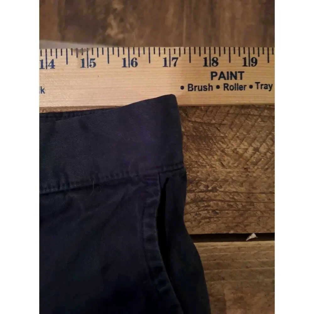 Uniqlo Cargo Shorts Mens M 30-33 Navy Waist Drawstring